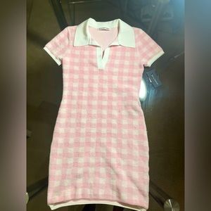 Authentic Alexander Wang Pink polo Terry dress!